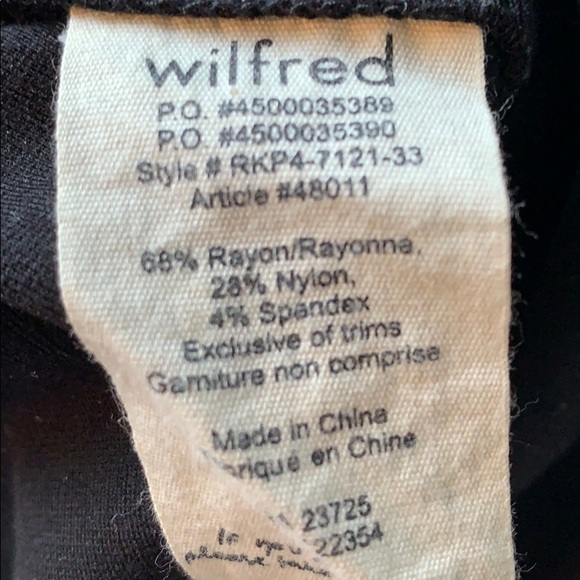 Aritzia - Wilfred - pencil skirt with side zippers - Picture 6 of 6